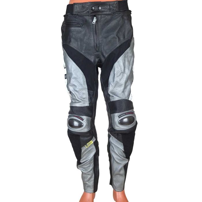 FLM Мъжки кожен спортен мото панталон | 26/Short | КАТО НОВ