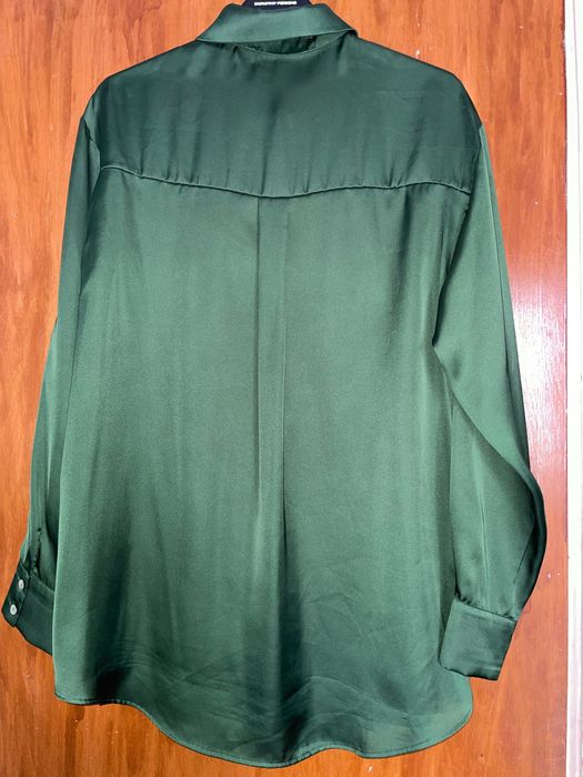 Camasa verde Zara, XS