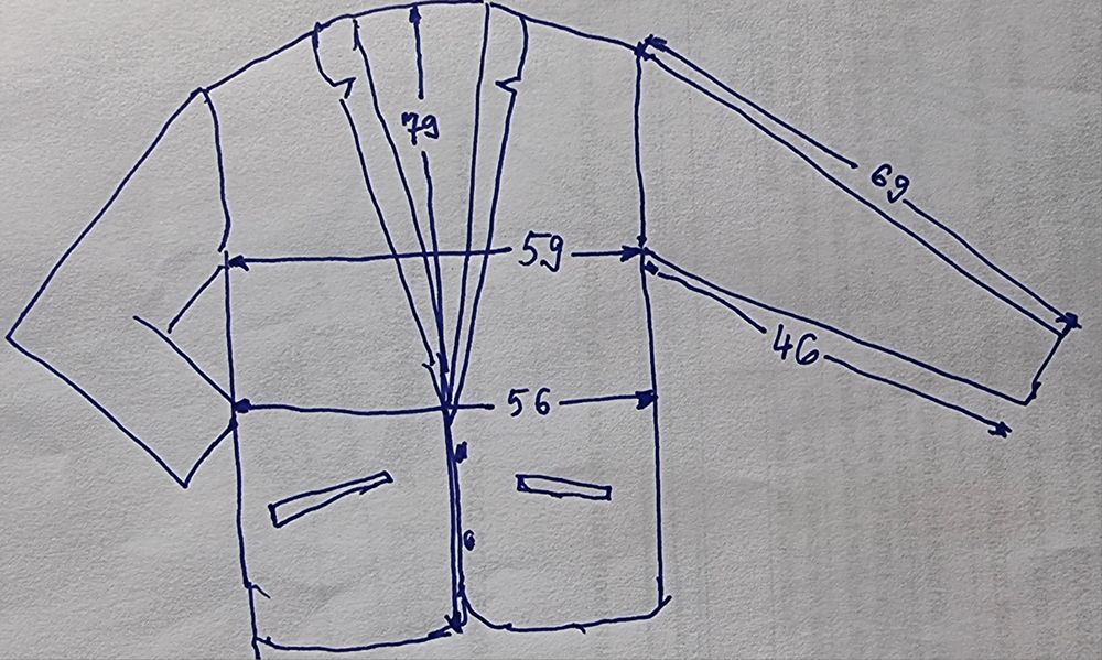 Sacou Barbati, Lana, Stone 54