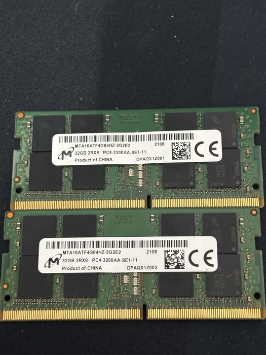 Memorie RAM 64GB (2x32GB) DDR4 3200MHz SODIMM Laptop / Mini PC