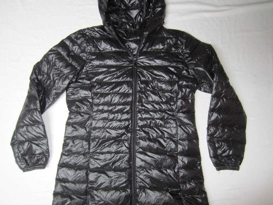 Geaca puf dama lightweight UNIQLO(OCHUYA),mas. L, poliamida,gluga