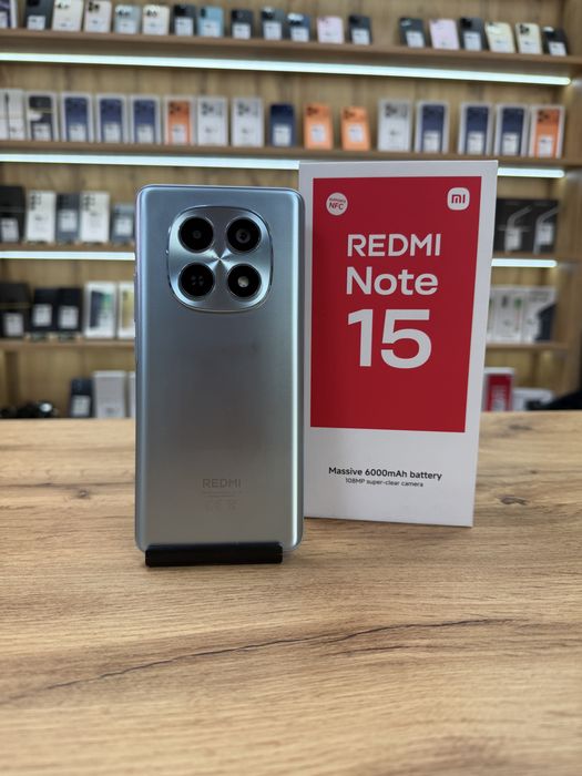 ‼️ Xiaomi Redmi Note 15 Glaciar Blue 128Gb / 6 Gb ram - Sanatate bat. 100% - Garantie 12 luni