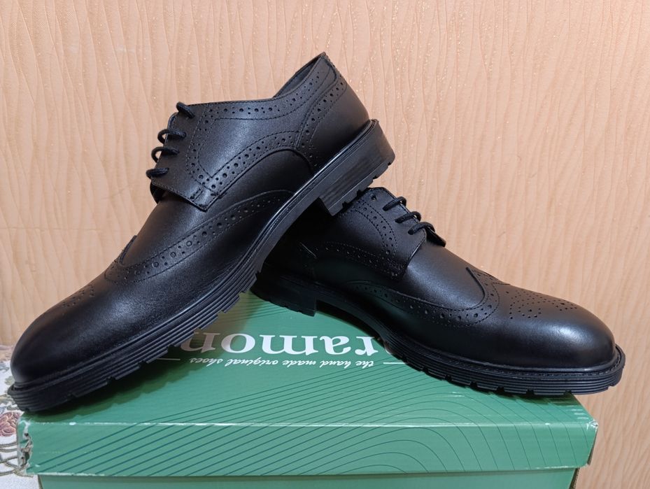 Турецкие кожаные туфли. Размеры 42,43,44,45