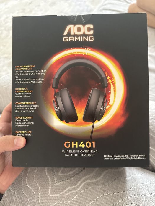 Продам наушники AOC GH401