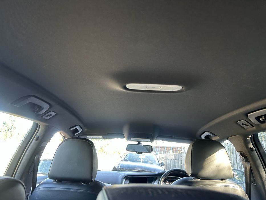 Plafon interior  negru S Line complet cu manere, parasolare, plafoniera, stâlpi Audi A4 B8 break