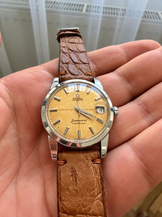 Ceas OMEGA Seamaster Calendar - Model Rar Cadran Tropical Crosshair-Calut Mare– CAL. 503 – Anul 1959