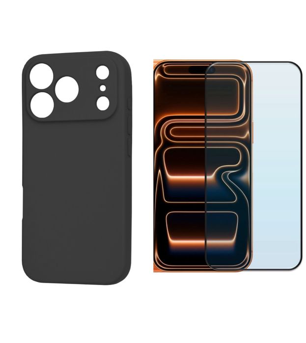 Husa Slim Case + Folie Sticla 11D/6D/Privacy Iphone 17/AIR/PRO/MAX