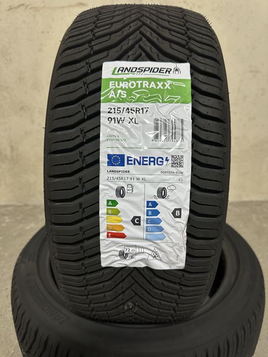 Нови всесезонни гуми LANDSPIDER EUROTRAXX A/S 215/45R17 91W XL БОРД 2154517
