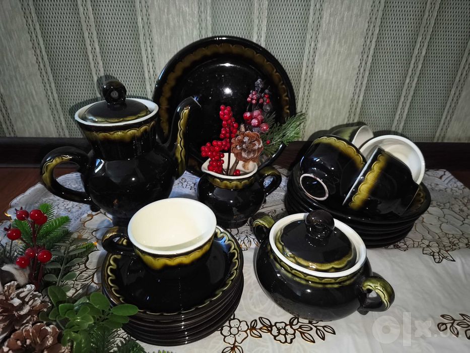Винтажный чайный сервиз ЗиК Конаково (СССР). Частичный комплект