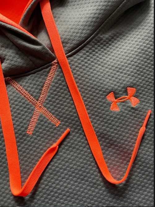 Hanorac dama Under Armour LG/G/G. Gri cu portocaliu. IMPECABIL