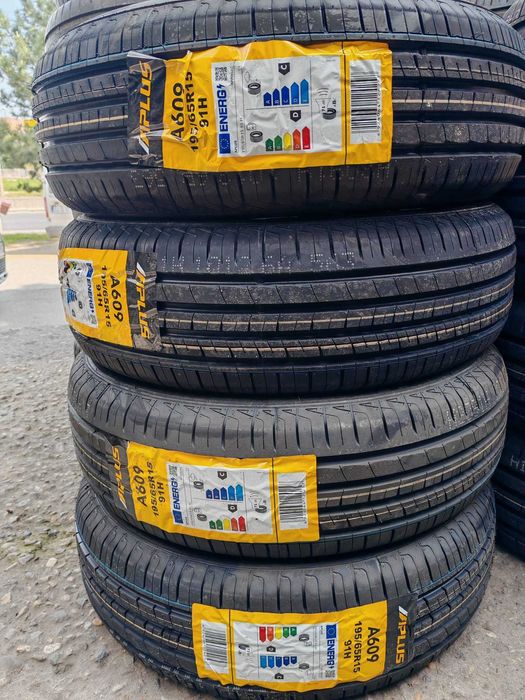 4 anvelope 195/65 R15 Aplus, NOI!