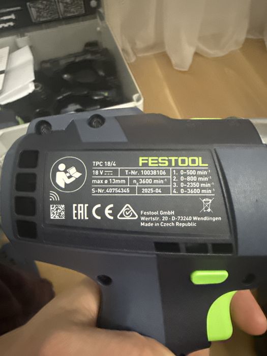 Vand Festool QUADRIVE TPC 18/4-Basic - NOU