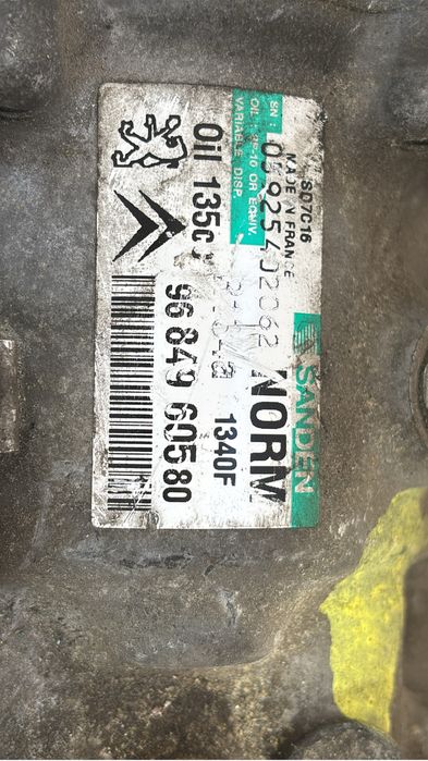 Compresor ac clima citroen c4 picaso 2011