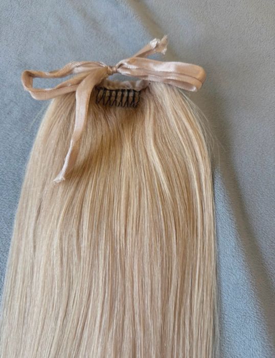 Coada de par natural Russian Hair #24 Blond Miere