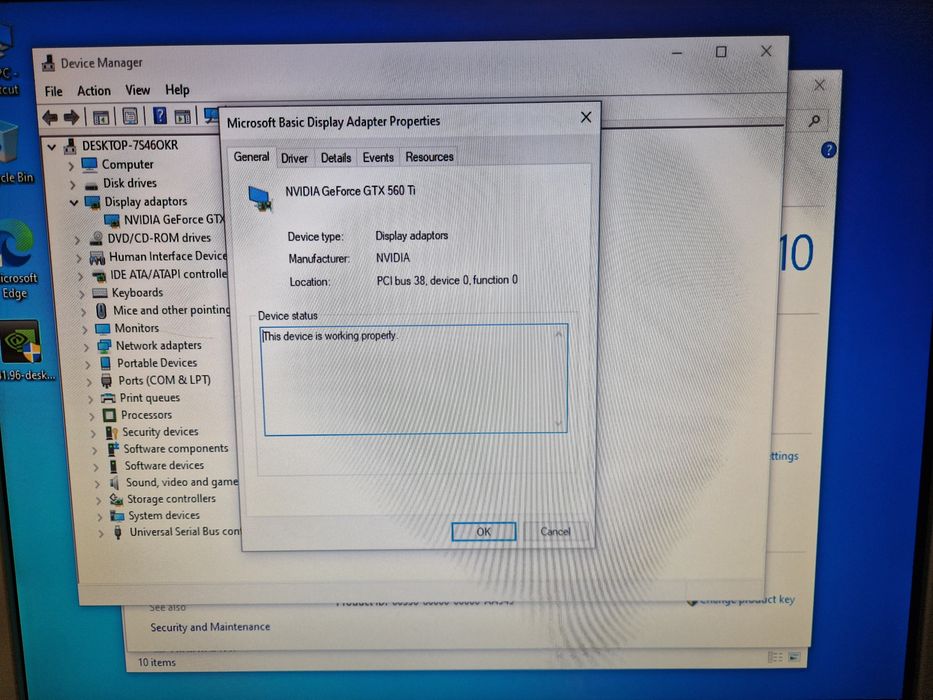 Placa video EVGA GeForce GTX 560 Ti 1Gb