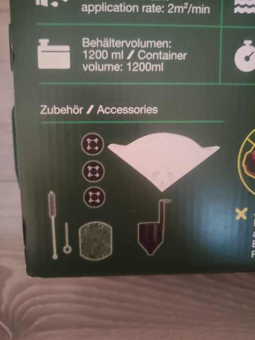 Pistol de vopsit parkside pe acumulator de 20 V