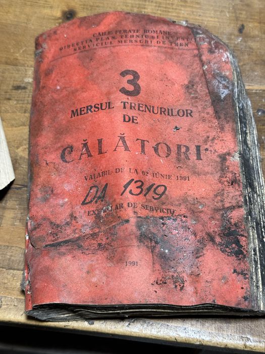 Mersul trenurilor de calatori livret