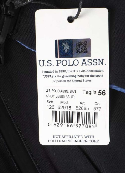 Роскошная мужская двухсторонняя куртка US Polo ASSN. 100% оригинал