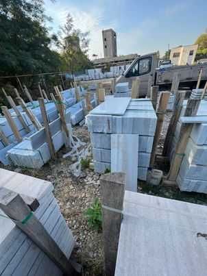 Мрамор - масив, облицовка, бордюри, покривни плочи