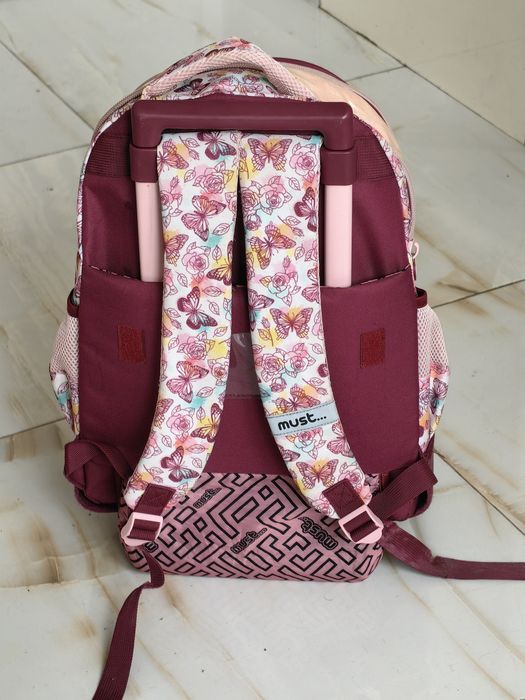Ученическа раница за момичета MUST Yummy Butterfly