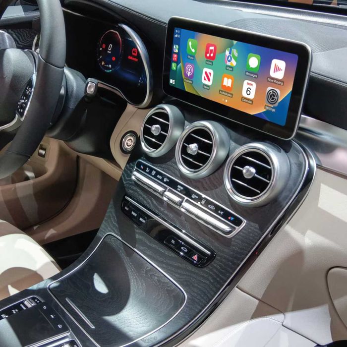 Navigatie Android Mercedes C / GLC 12.3" CarPlay&Android Auto 8+128GB