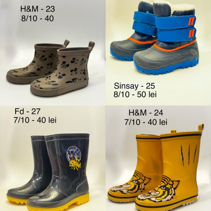 Tenisi / papuci copii diverse modele si marimi