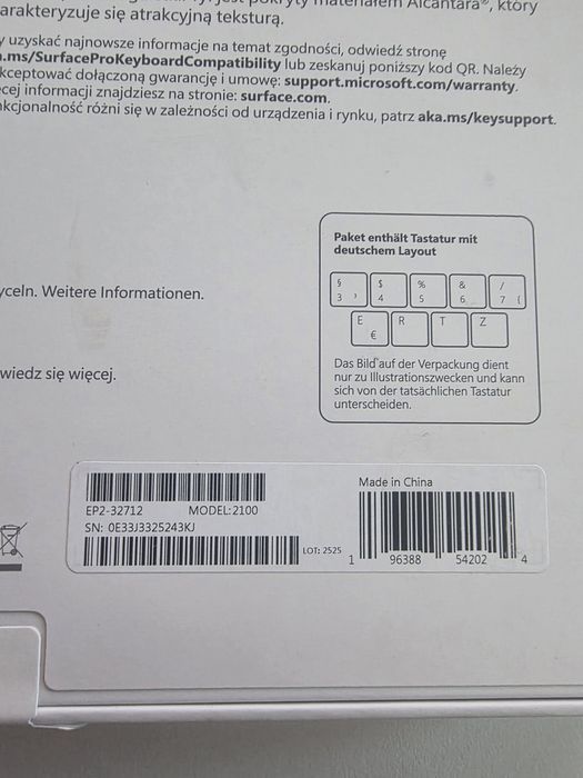 Tastatura Microsoft Surface PRO 12