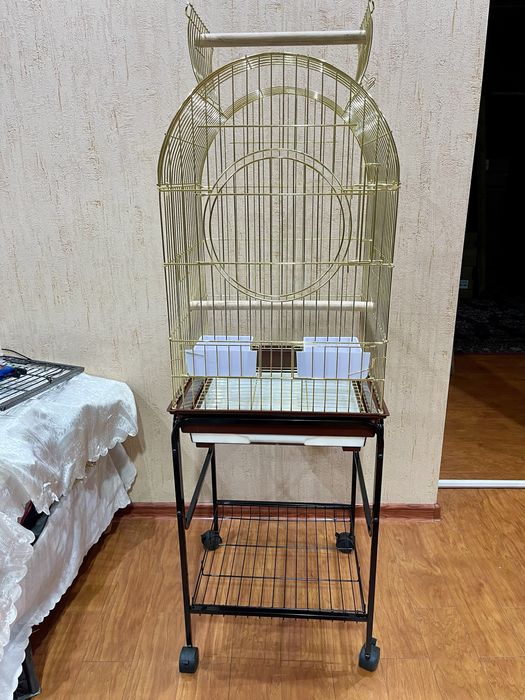 Золотые клетки с ножками