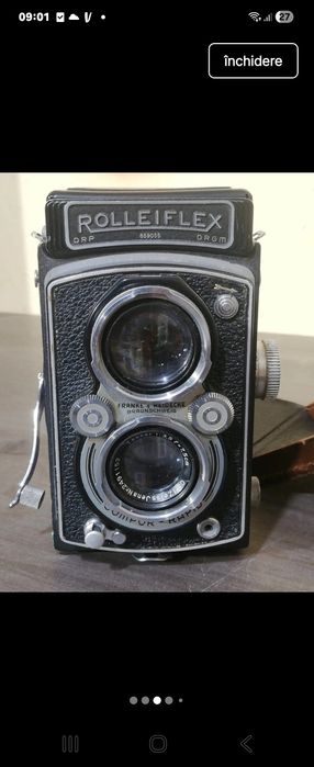 Aparat foto vintage Rolleiflex Twin Lens Reflex