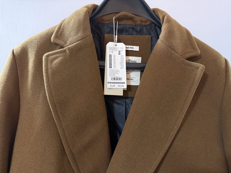 Ново мъжко палто Tom tailor със съдържанке на вълна