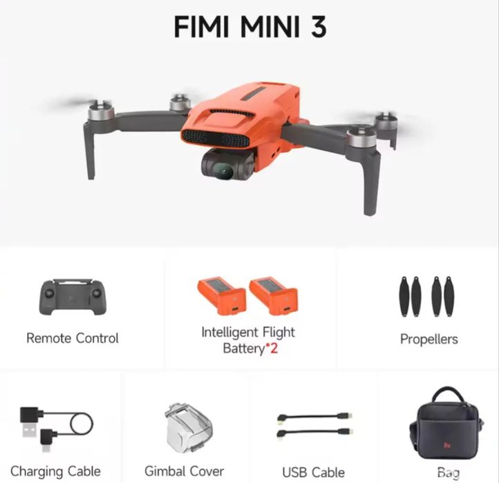 Fimi Mini 3 Filmare 4k