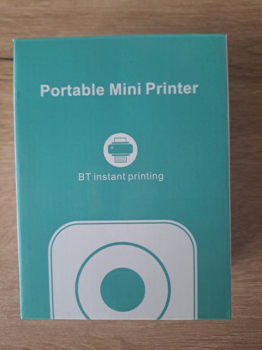 mini printer instant cu app roz/blue
