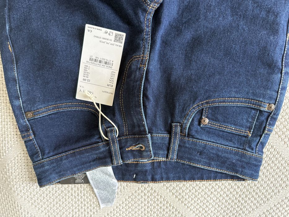 Детские синие, новые джинсы