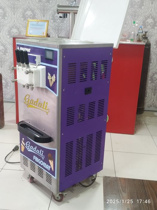 Muzqaymoq aparati kafolati bilan.