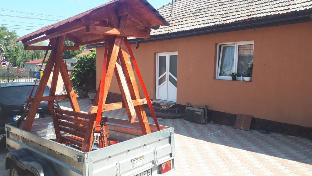 Leagan rustic de lemn