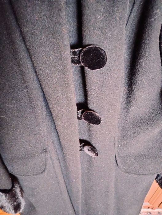 Palton nou de lână Fany Lux Collection mărimea 44 pentru femei