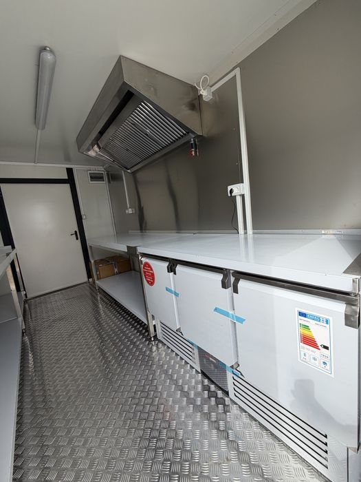 Rulota Comerciala 4m Echipata Fast Food, Cafenea, Shaorma, Burger