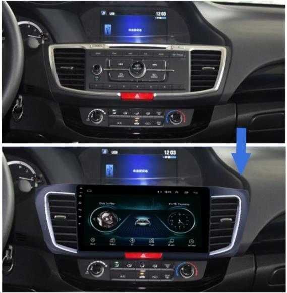 HONDA ACCORD 9 generation 2012-2018 - 10'' Андроид Навигация, 9364