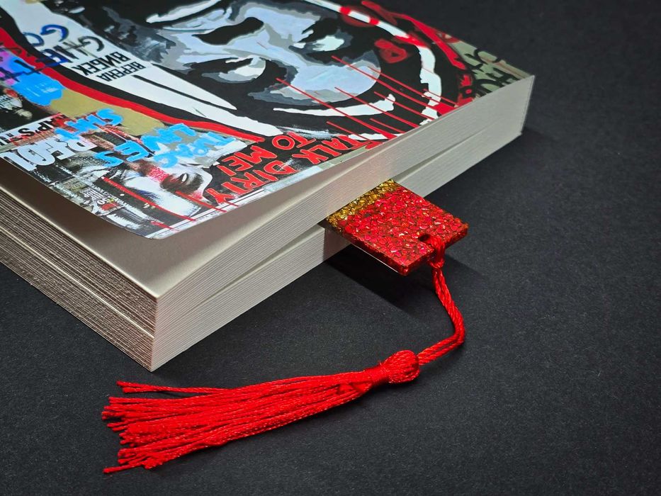 Коледен книгоразделител от епоксидна смола