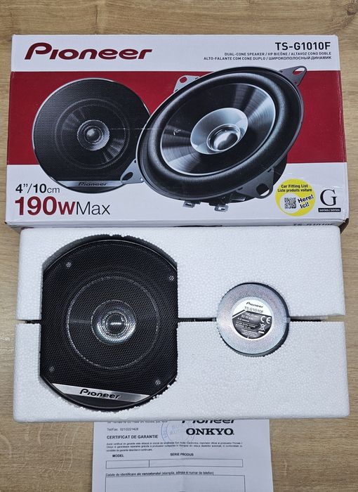 Difuzoare PIONEER 16,5cm 6,5 inci 10cm 4 inci