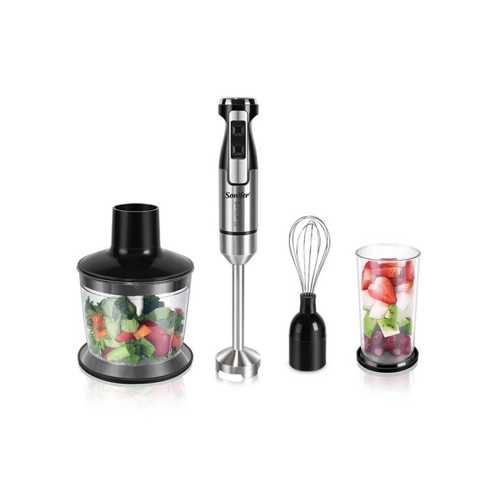 Sonifer 3в1 Погружной Блендер Чоппер Венчик Миксер sf-8081