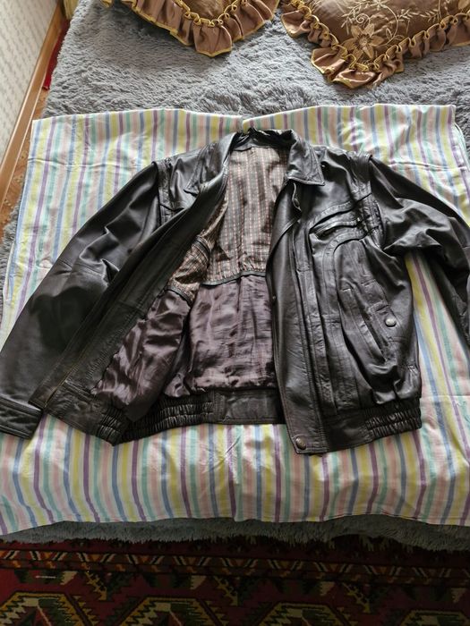 Куртка мужская кожаная