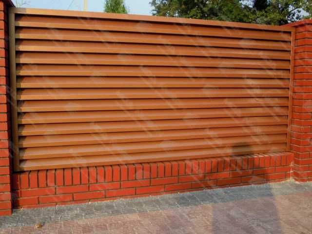 Забор жалюзи от производителя