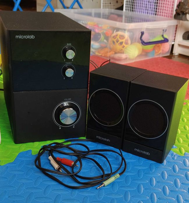 Microlab M-223 (2.1), б/у — отличное состояние