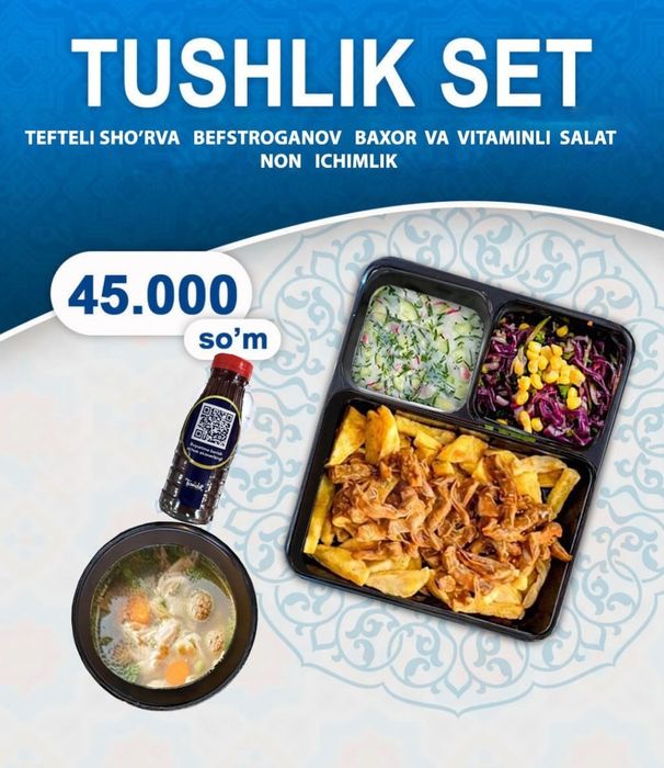 Mazali Kompleks tushlik