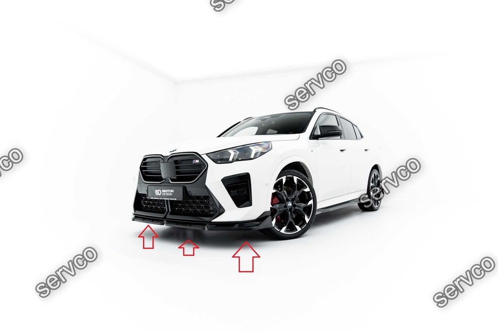 Prelungire splitter bara fata compatibil cu Bmw X2 U10 M35i 2023- v2 - Maxton Design