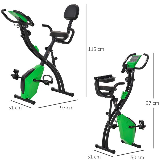 Bicicleta Pliabila 2 în 1 Rezistenta 8 Nivele Elastice pentru Brate