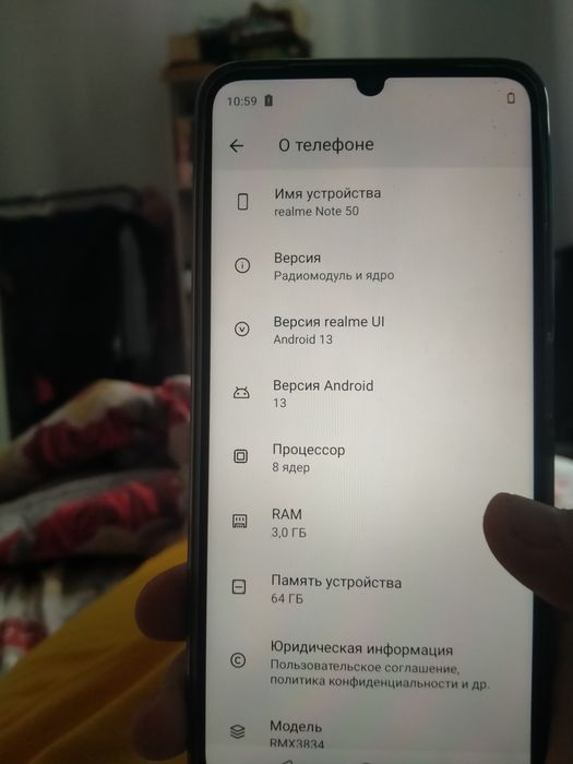 Продам телефон realmi note 50