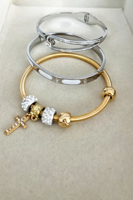 Гривни от неръждаема стомана Cartier, Bulgari и други.