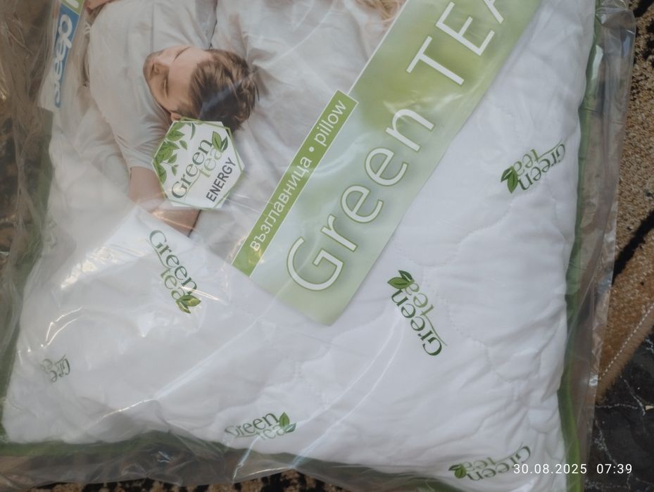 Нова възглавница зелен чай